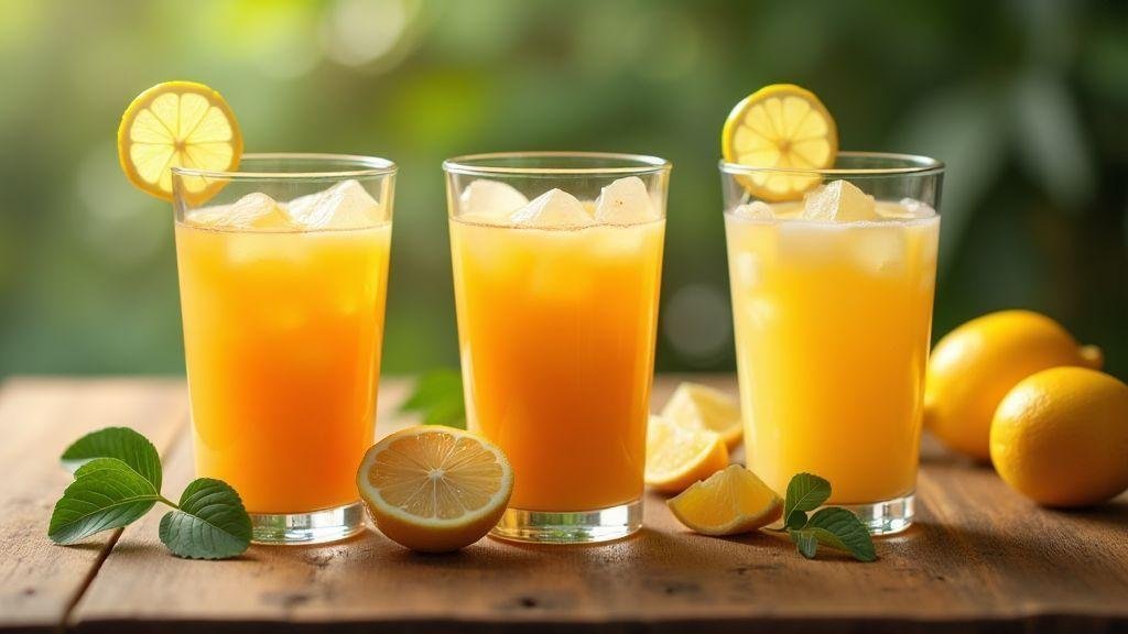 Variações saudáveis e sem açúcar do suco de manga