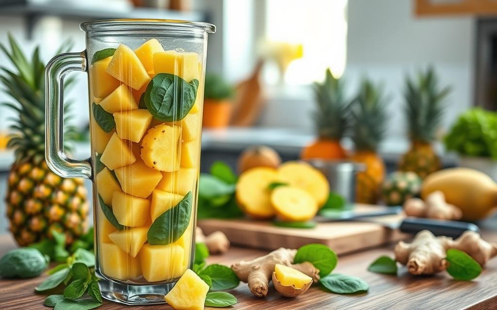 Suco de Abacaxi com Gengibre Emagrece Mesmo?