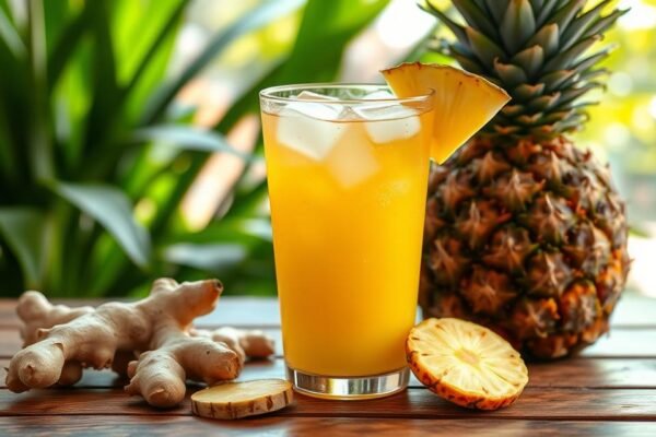 Suco de Abacaxi com Gengibre Emagrece Mesmo?