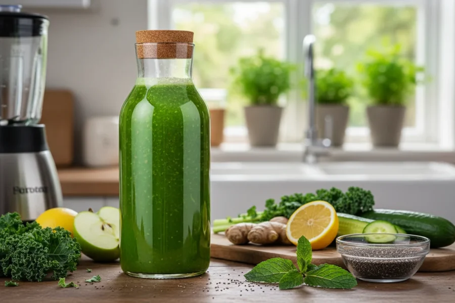 Detox 24h: O Melhor Suco Verde para Limpar o Organismo