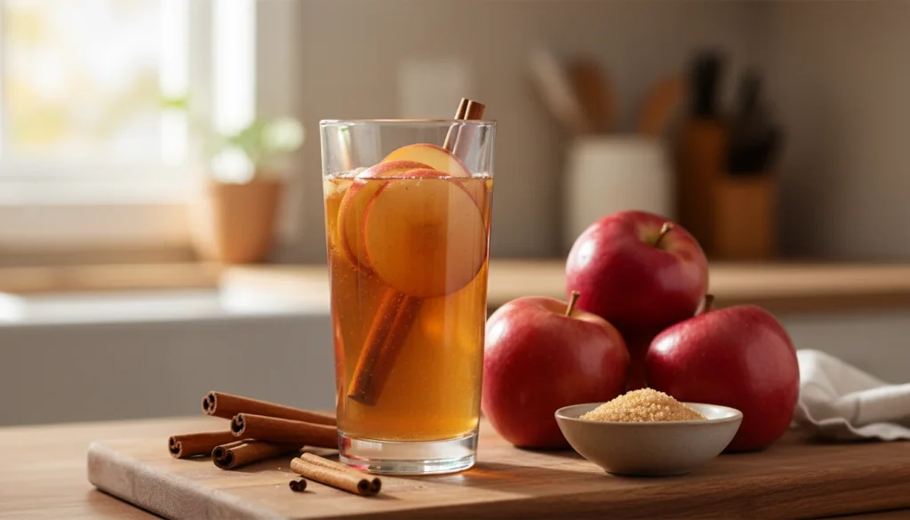 Suco de Maçã com Canela