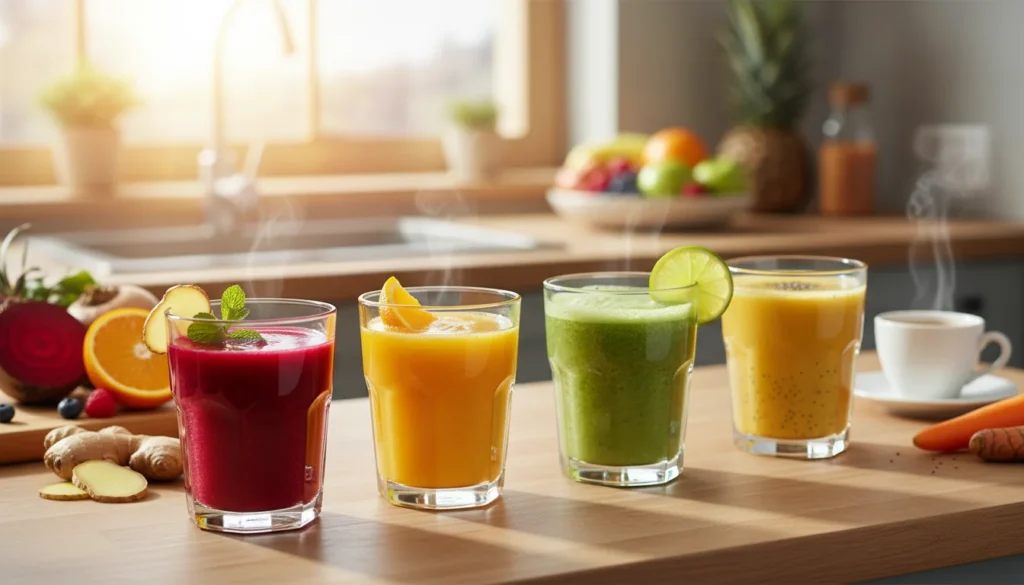 7 Sucos Naturais para Substituir o Café