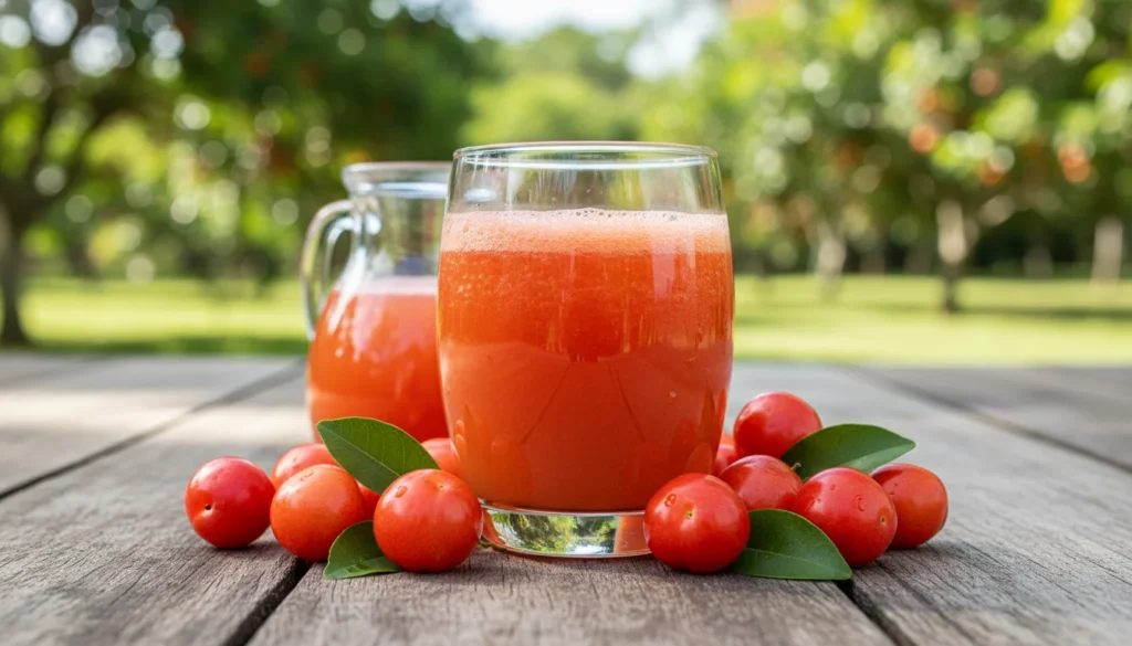 Propriedades do Suco de Acerola