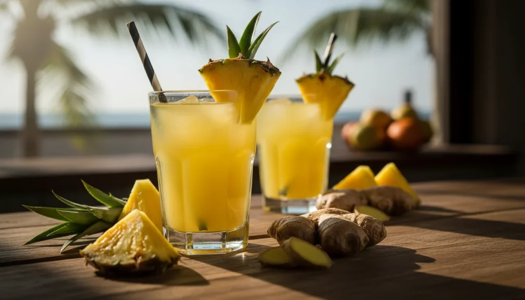 Suco de Abacaxi com Gengibre Emagrece Mesmo?