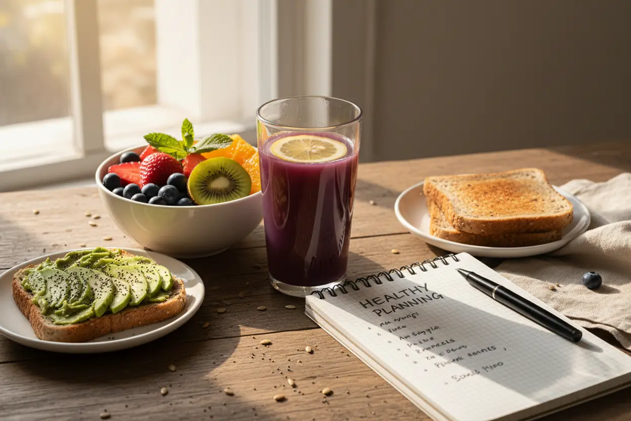 Potencialize o Suco de Beringela com Limão Suco de beringela com limao emagrece, parte de um café da manhã saudável
