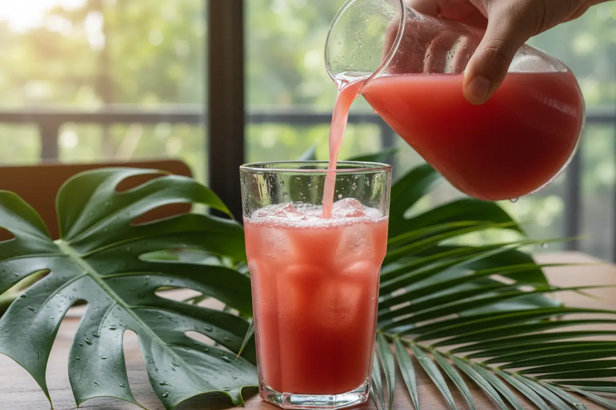 Benefícios do suco de goiaba vermelha
