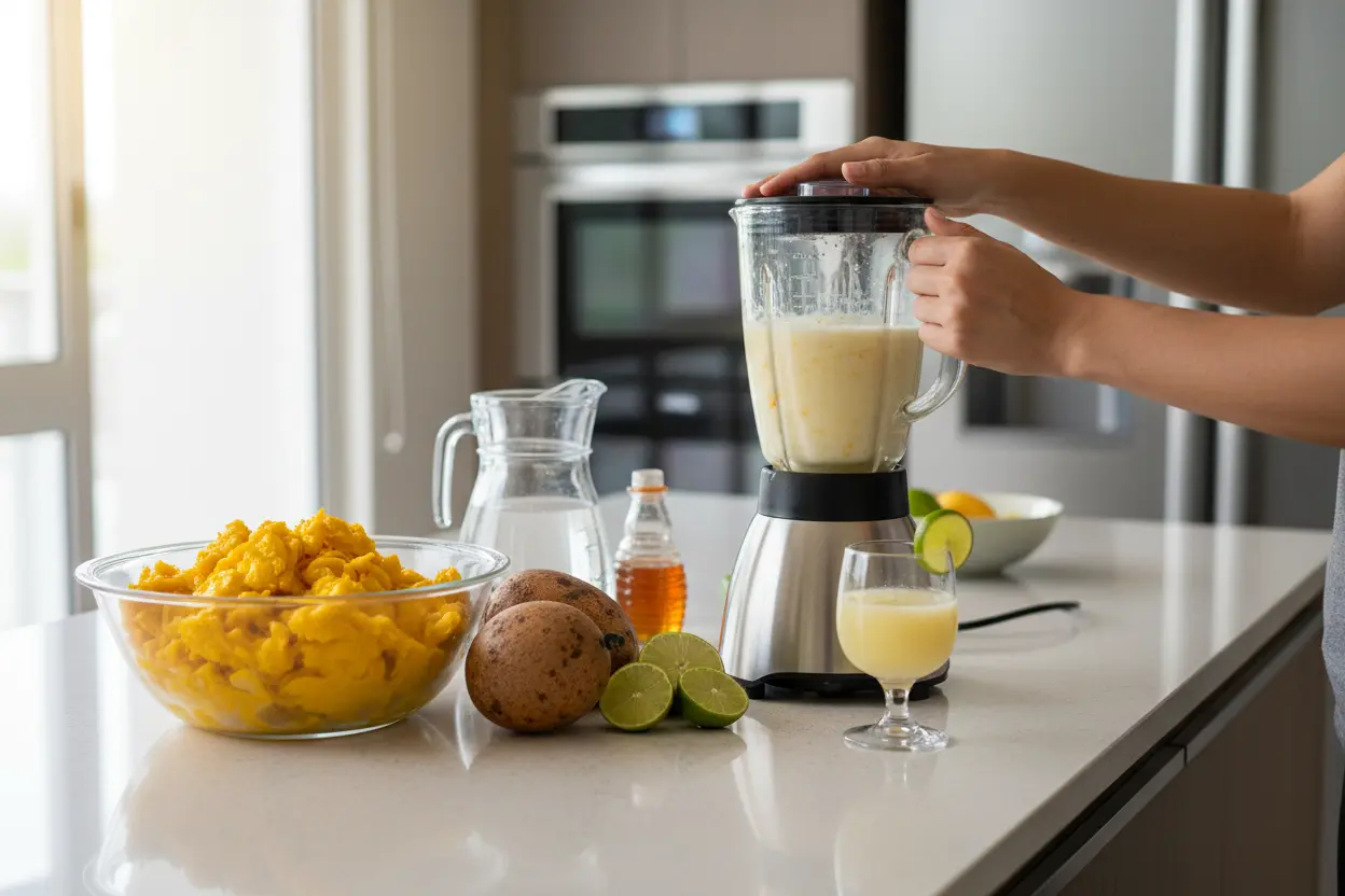 suco de bacuri como fazer receita paraense
