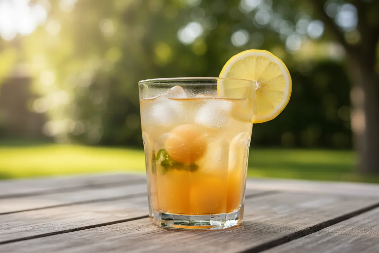 Suco de melão com limão siciliano gelado receita