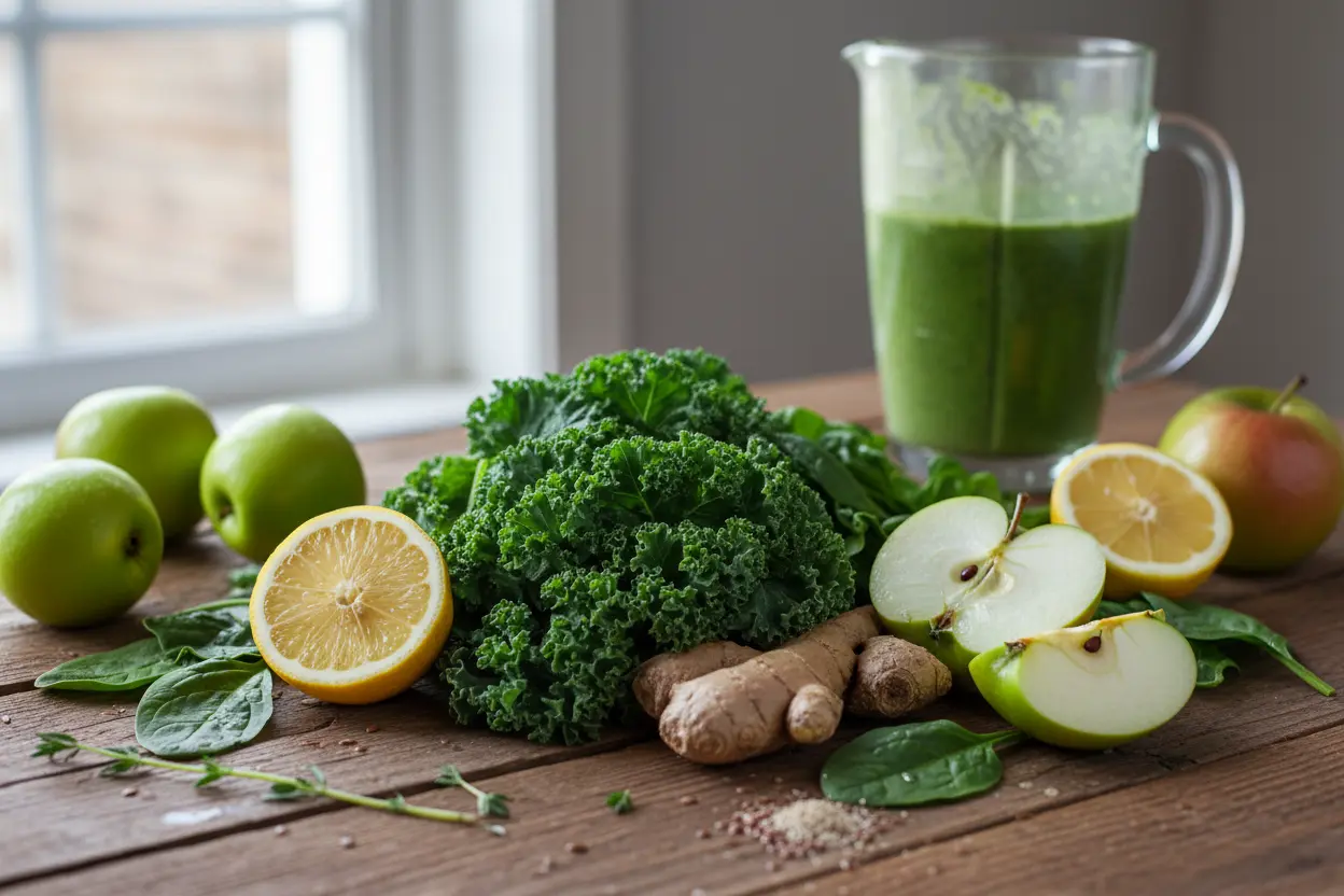 Ingredientes para suco verde que as famosas usam para emagrecer