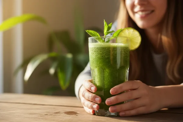 Suco refrescante que controla a vontade de doce