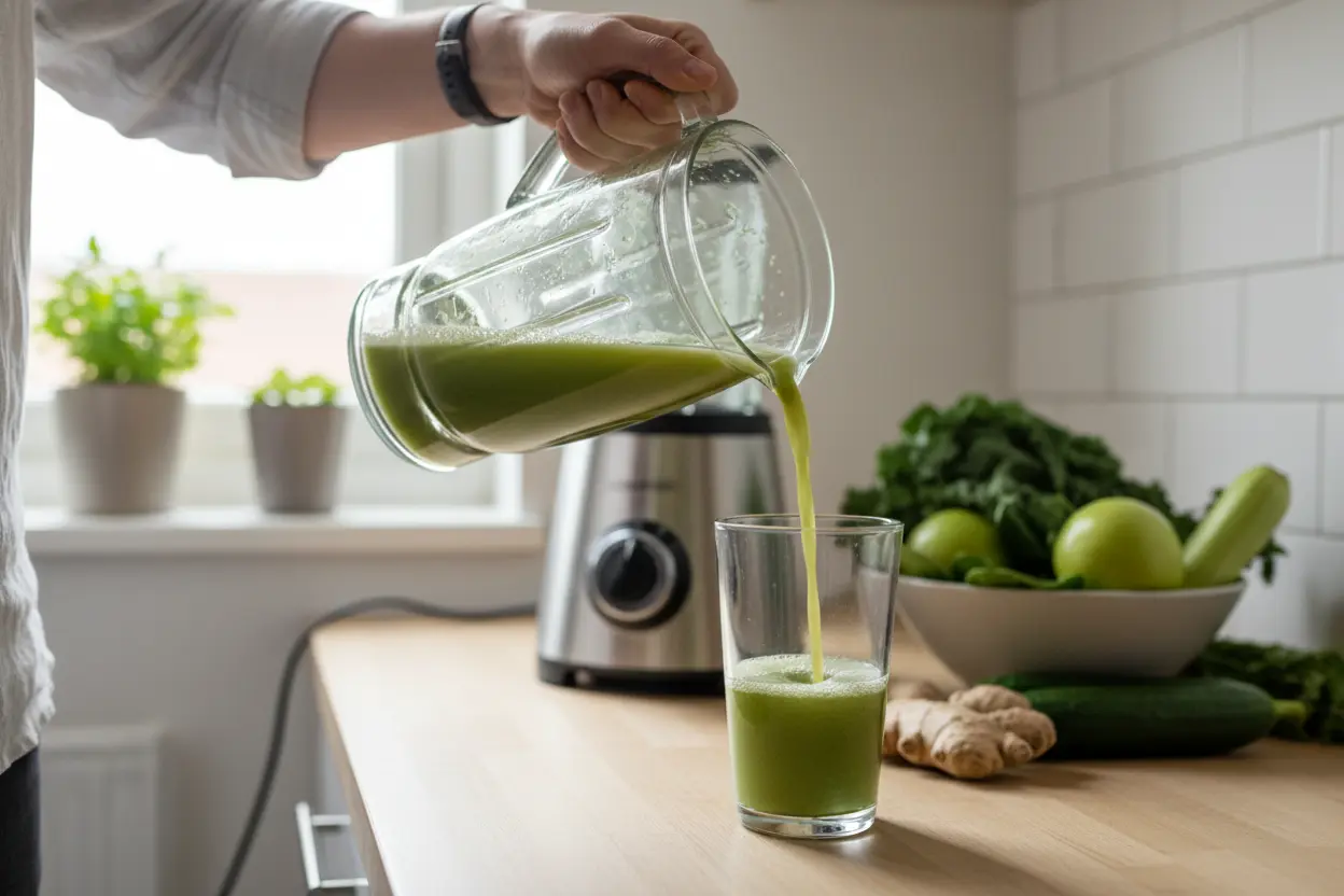 Receita de suco detox sem açúcar