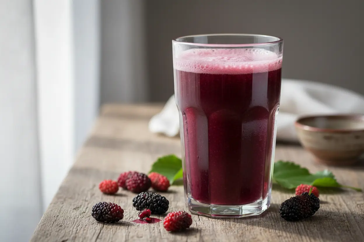Suco de amora, a fruta que ajuda a baixar o açúcar no sangue