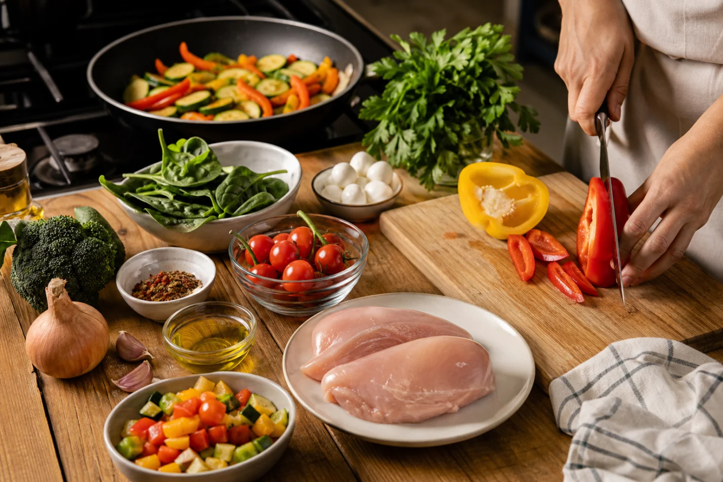 Ingredientes e preparo prático 