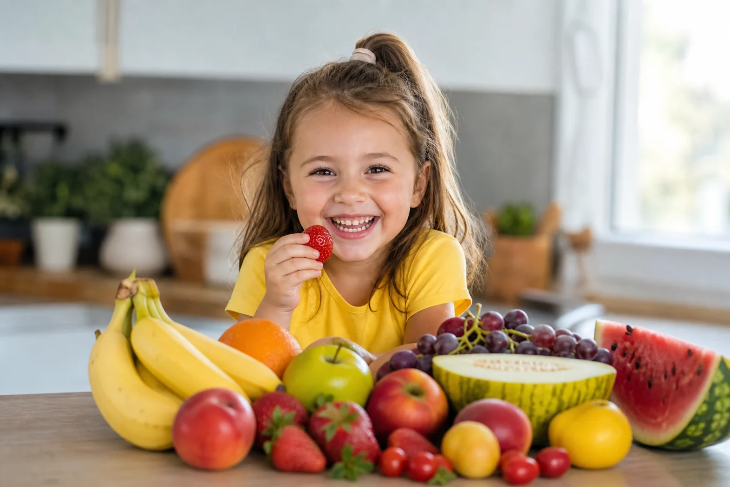Melhores frutas para crianças 