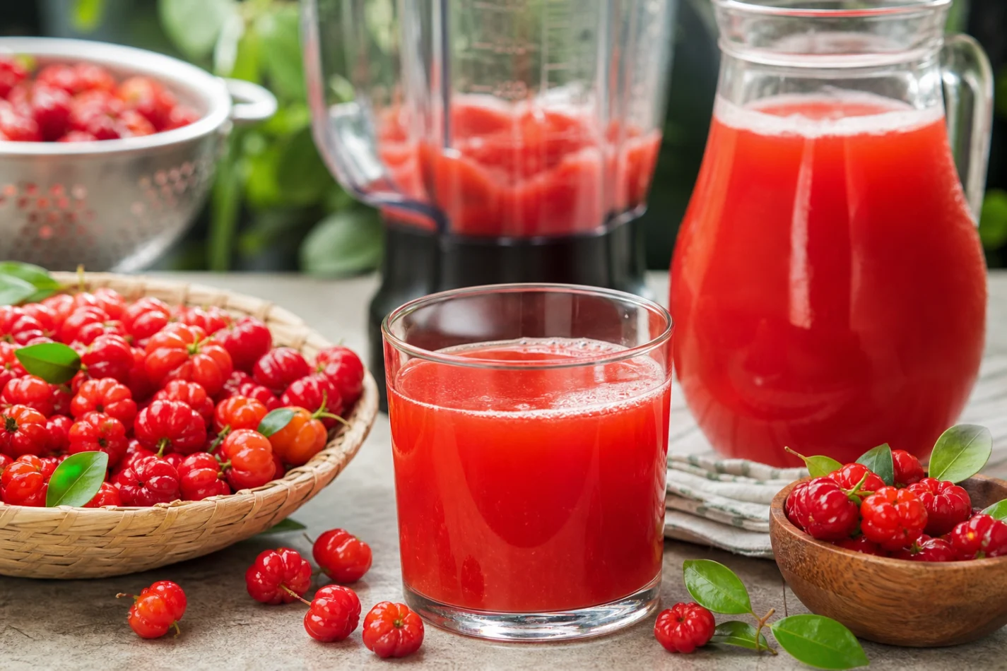 Como preparar suco de pitanga | Suco Pura Energia Como preparar suco de pitanga