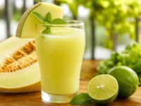 Suco de Melão com Limão Que Ajuda na Hidratação em Dias Quentes