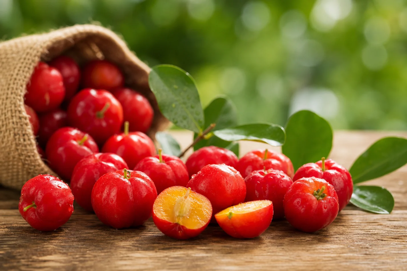 O ácido ascórbico da acerola suco de acerola benefícios e malefícios