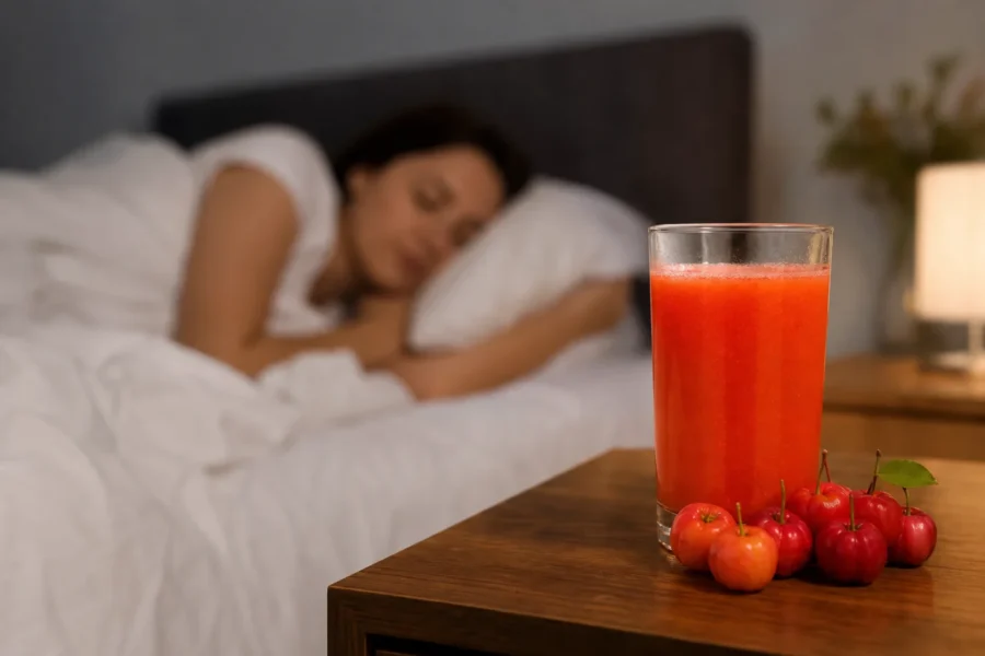 Suco de Acerola da Sono? Entenda os Principais Efeitos no Organismo
