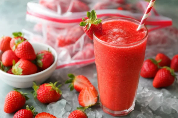 Suco de Morango Congelado para Manter o Sabor Fresco o Ano Todo