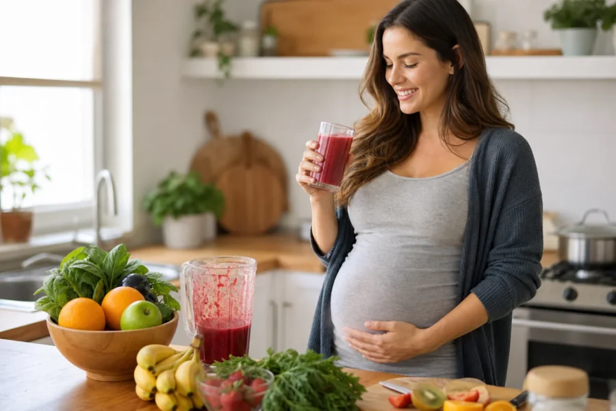 Suco para Gestante com Opções Nutritivas para uma Gravidez Saudável